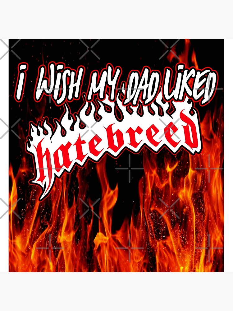 I Wish My Dad Liked Hatebreed Throw Pillow - Image 2