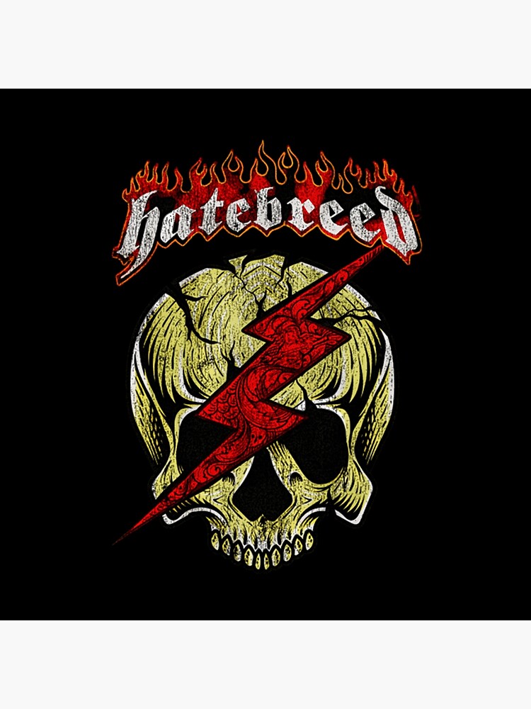 Hot Band Hatebreed Badass Throw Pillow - Image 2