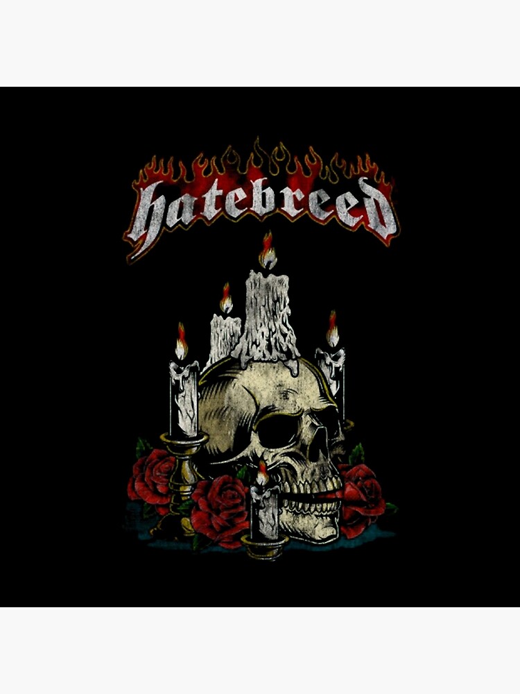 Hatebreed Band Badass Design Throw Pillow - Image 2