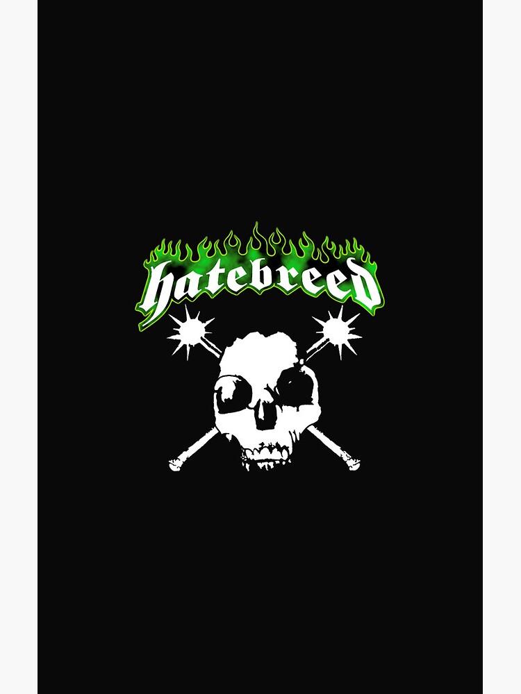 Hate Breed Green Logo Shower Curtain - Image 2