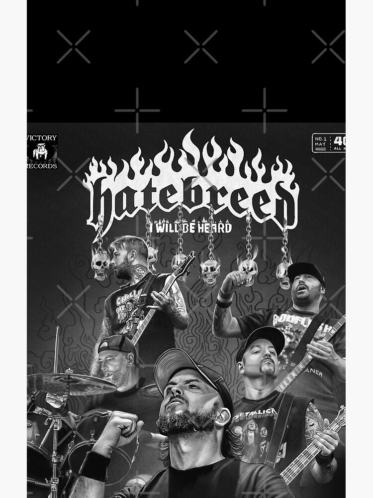 Hot Band Hatebreed Vintage Collection Shower Curtain - Image 2