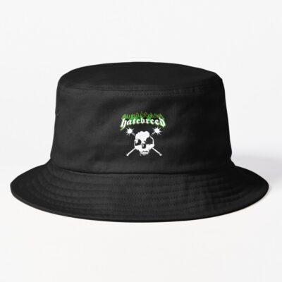 Hate Breed Green Logo Bucket Hat