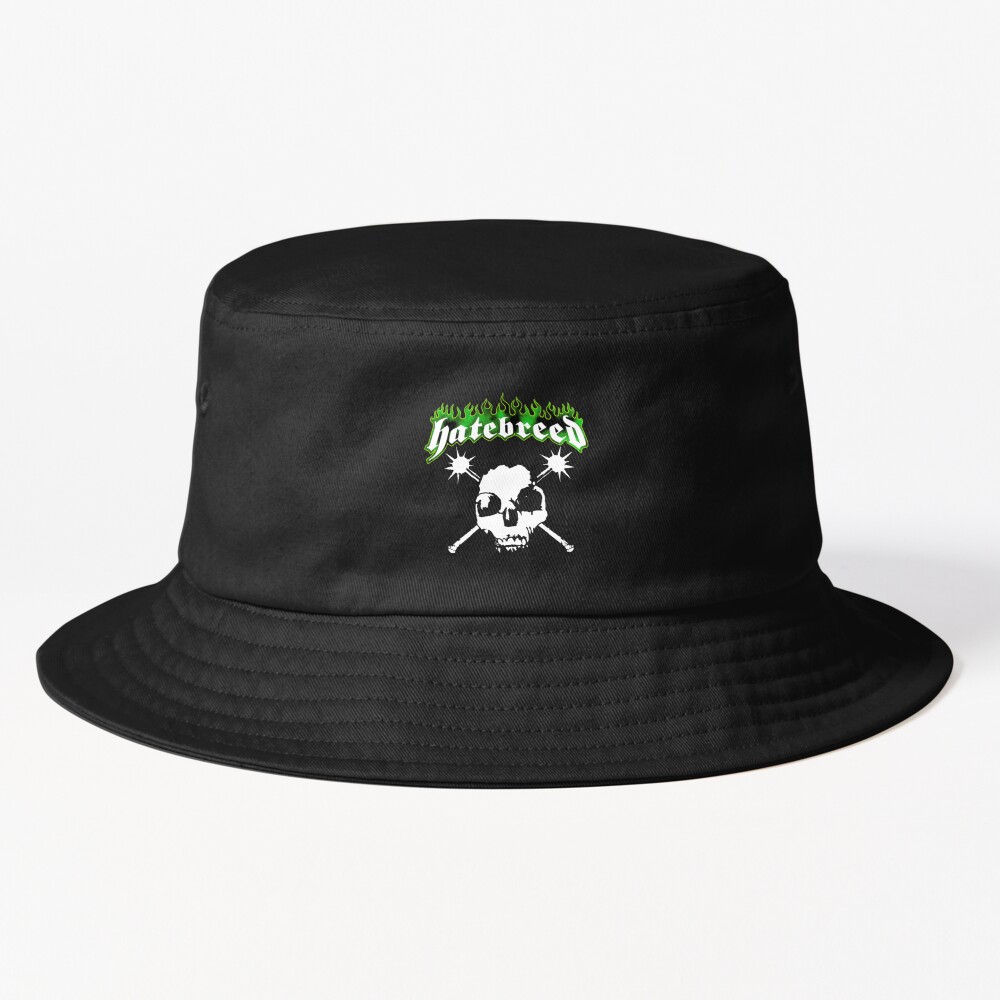 Hate Breed Green Logo Bucket Hat