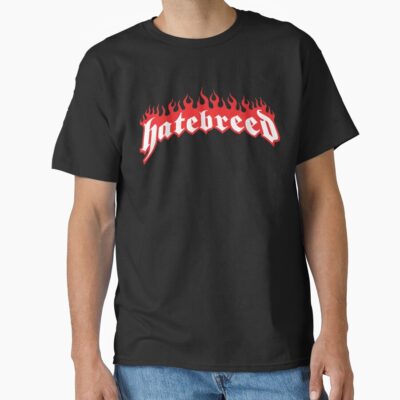Hot Band Hatebreed Log Design T-shirt