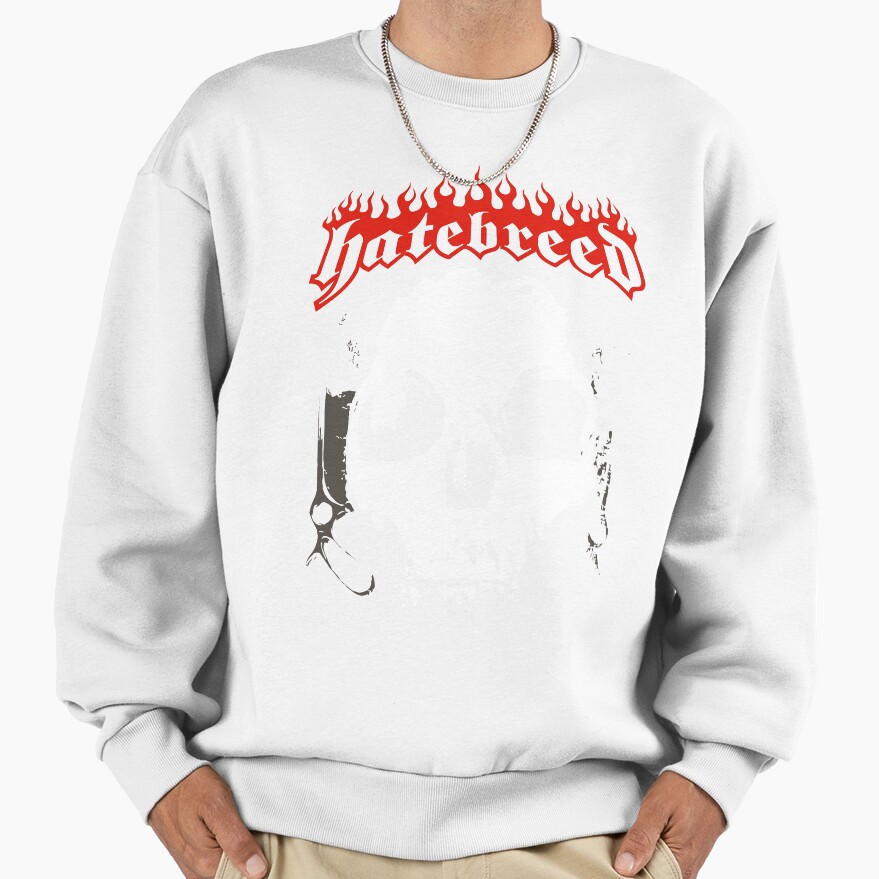 Hatebreed Skull Sweatshirt - Image 2