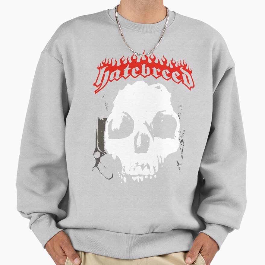 Hatebreed Skull Sweatshirt - Image 4
