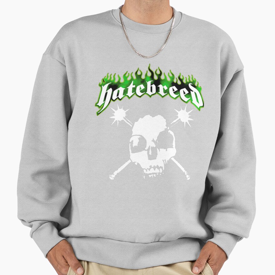Hatebreed Green Logo Sweatshirt - Image 4