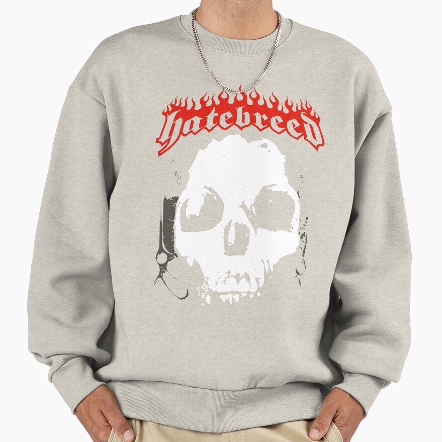 Hatebreed Skull Sweatshirt - Image 3
