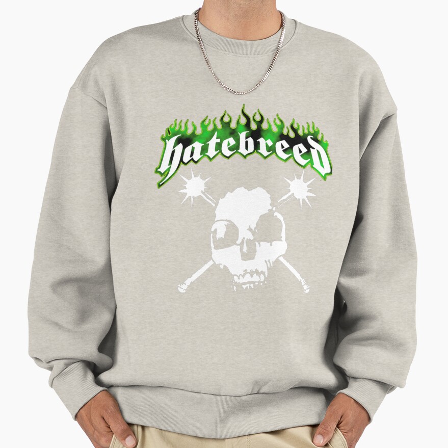 Hatebreed Green Logo Sweatshirt - Image 3