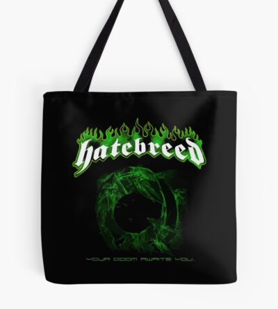 Hatebreed Band Green Logo Tote Bag
