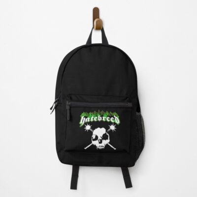 Hatebreed Green Logo Backpack
