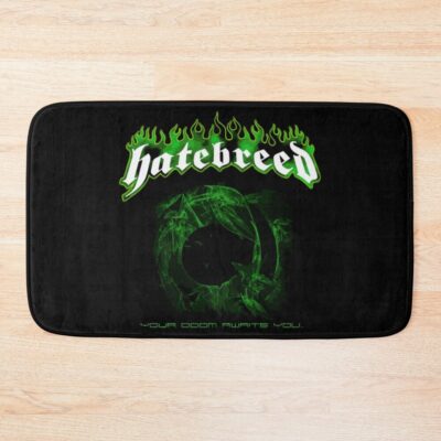 Hatebreed Band Green Logo Bath Mat