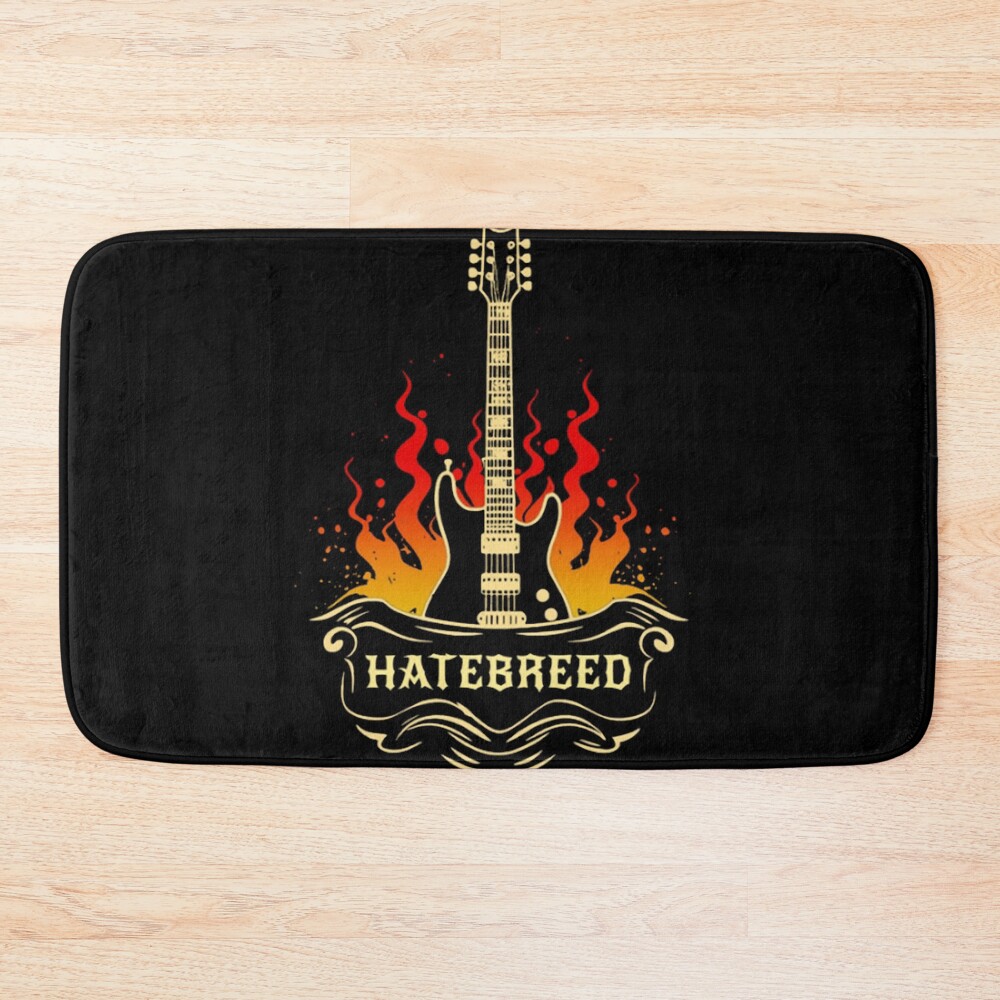 Hot Item Hatebreed Band Bath Mat