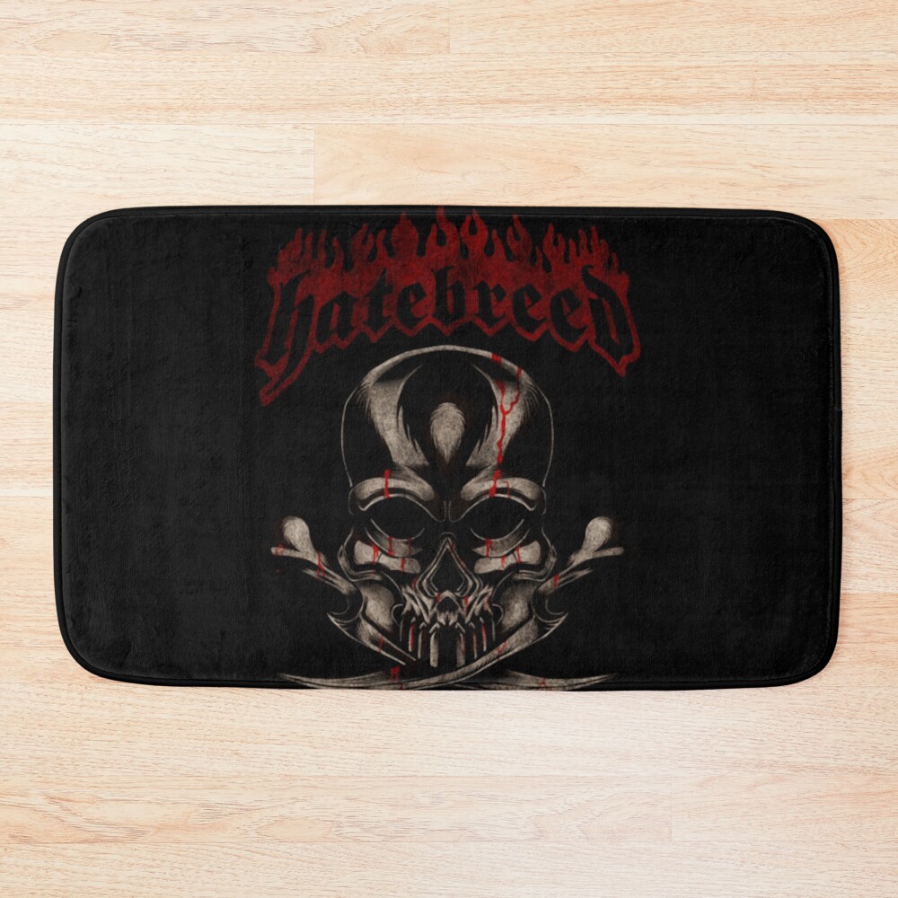 Hot Band Hatebreed Retro Bath Mat