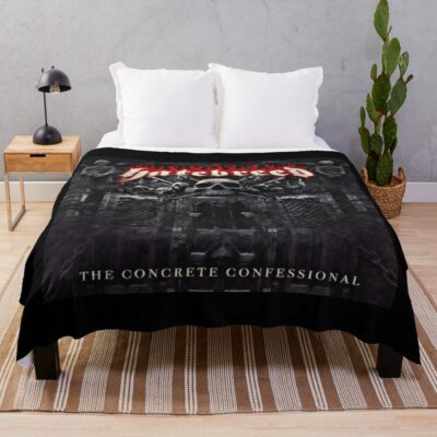 Hatebreed Band Retro Throw Blanket