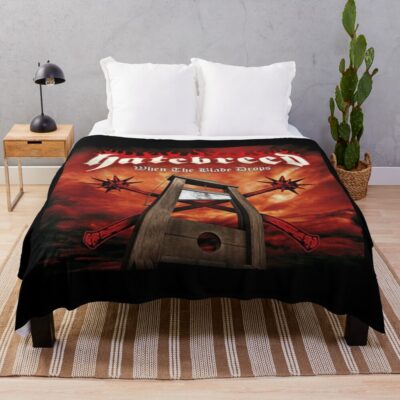 Hatebreed Band Gothic Design Throw Blanket
