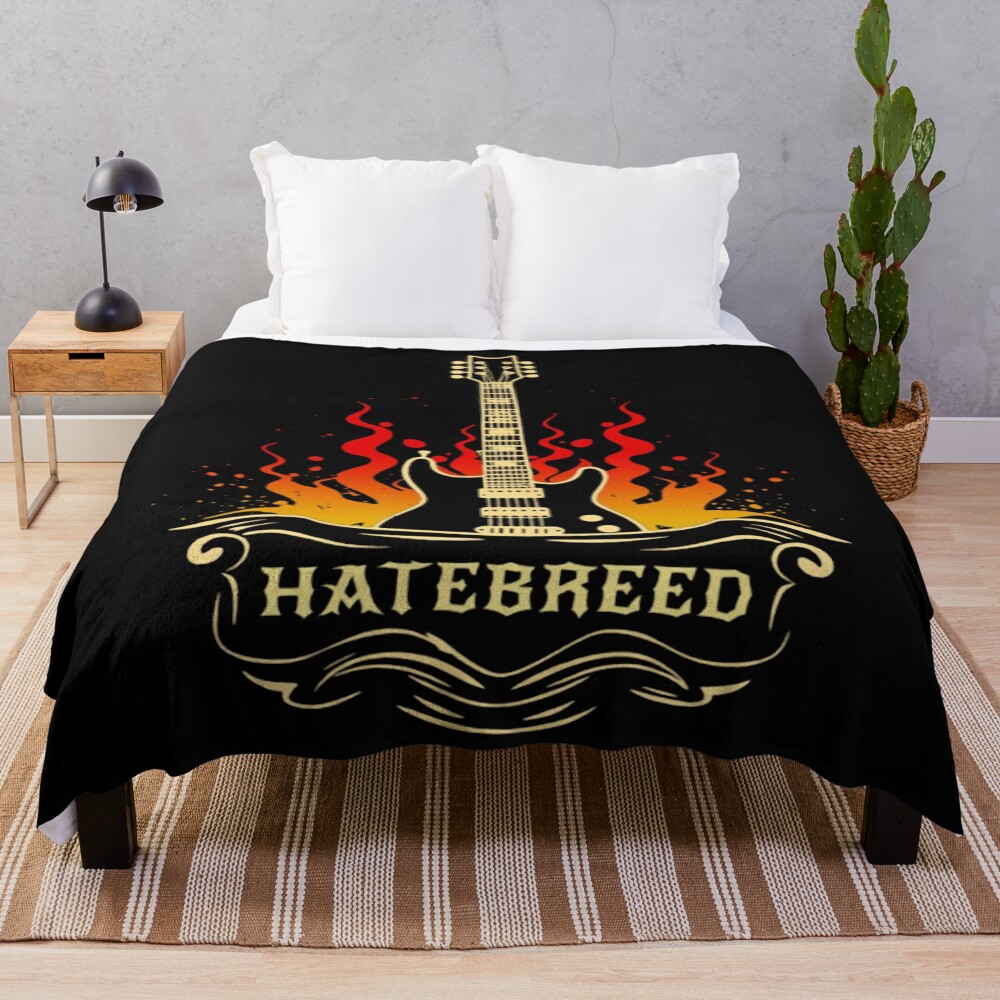 New Collection Band Hatebreed Throw Blanket