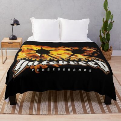Brutal Design Hatebreed Band Throw Blanket