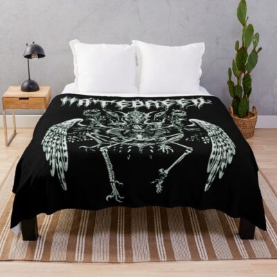 Hatebreed Band Powerful Throw Blanket