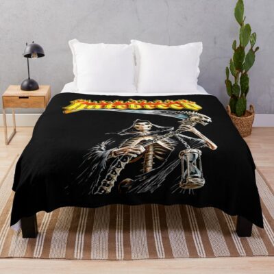 New Design Hatebreed Retro Throw Blanket