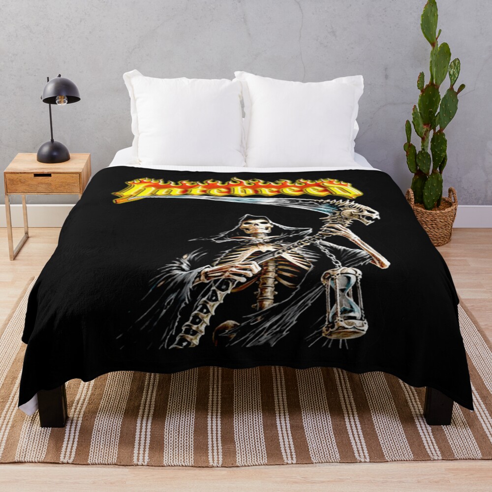 New Design Hatebreed Retro Throw Blanket