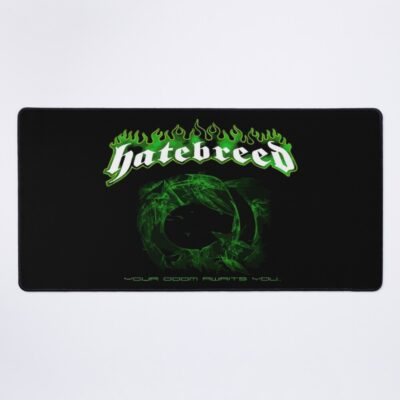 Hatebreed Band Green Logo Mouse Pad
