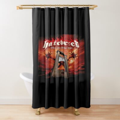 Hot Band Hatebreed Heavy Shower Curtain