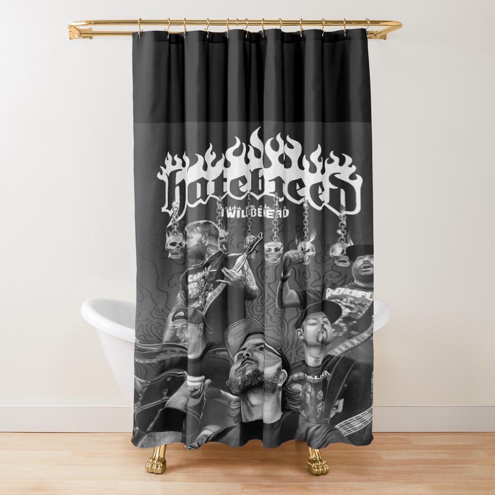 Hot Band Hatebreed Vintage Collection Shower Curtain