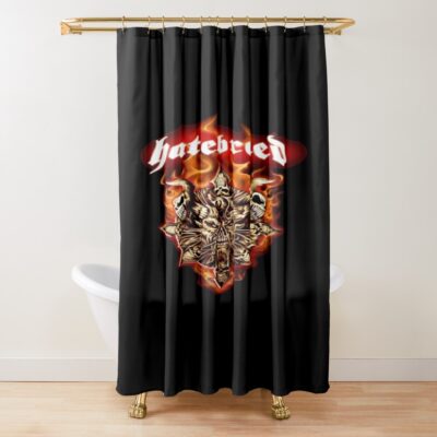 Hatebreed Band Fierce Design Shower Curtain
