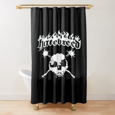 Hatebreed Band Badass Design Shower Curtain