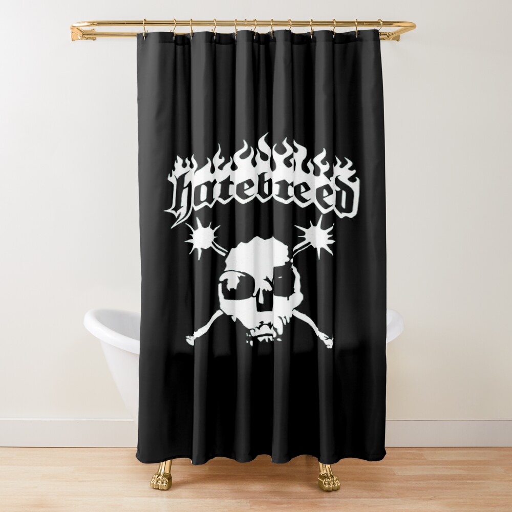 Hatebreed Band Badass Design Shower Curtain