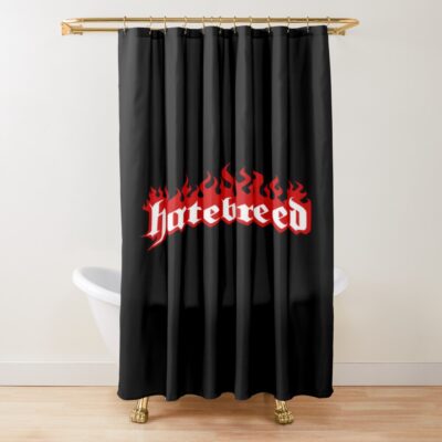 New Design Logo Hatebreed Band Shower Curtain