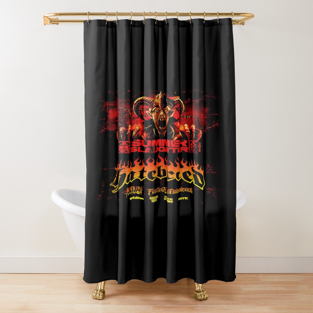 Monster Hatebreed 30th Tour 2025 Shower Curtain