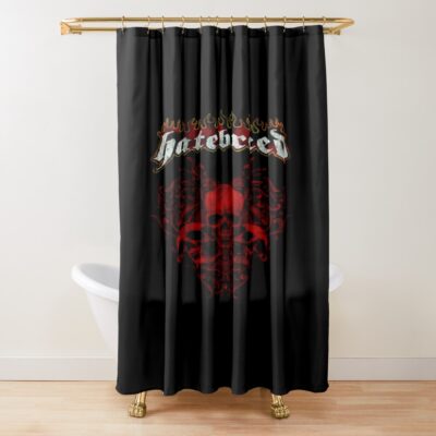 Hot Band Hatebreed Powerful Design Shower Curtain