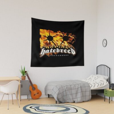 Brutal Design Hatebreed Band Tapestry
