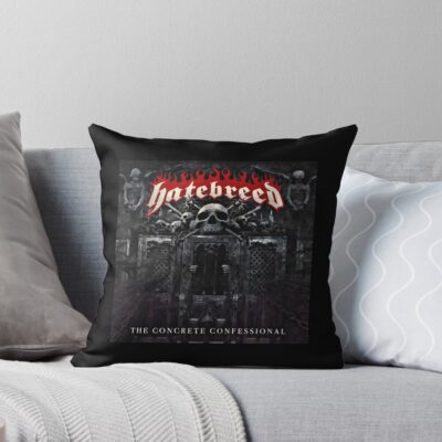 Hatebreed Band Retro Throw Pillow