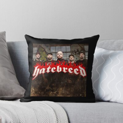 New Collection Hatebreed Band Throw Pillow