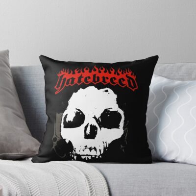 Band Hatebreed Rebellious Collection Throw Pillow