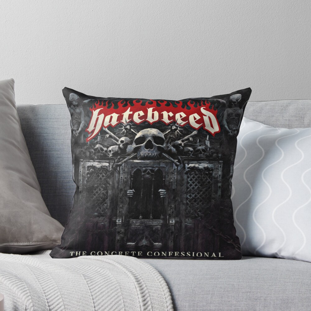Logo Hatebreed Graphic Essential Throw Pillow