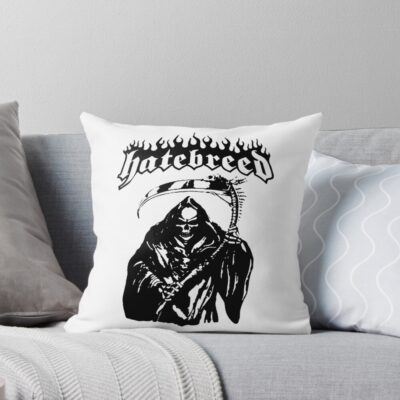 Hot Band Hatebreed Powerful Throw Pillow