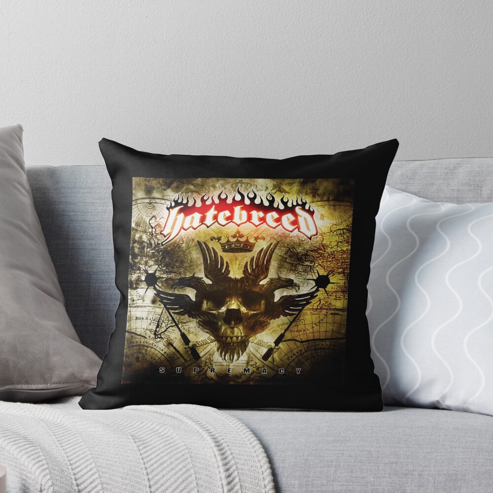 Hatebreed Retro Collection Throw Pillow