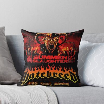 Monster Hatebreed 30th Tour 2025 Throw Pillow