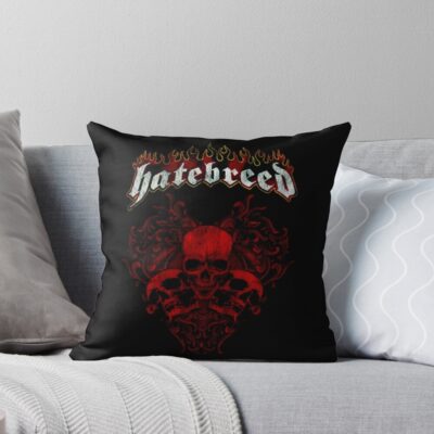 Best Selling Hatebreed Band Throw Pillow
