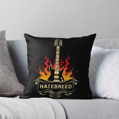 New Collection Band Hatebreed Throw Pillow