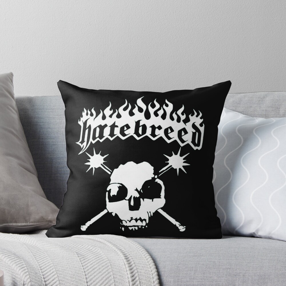 Hot Item Hatebreed Basic Design Throw Pillow